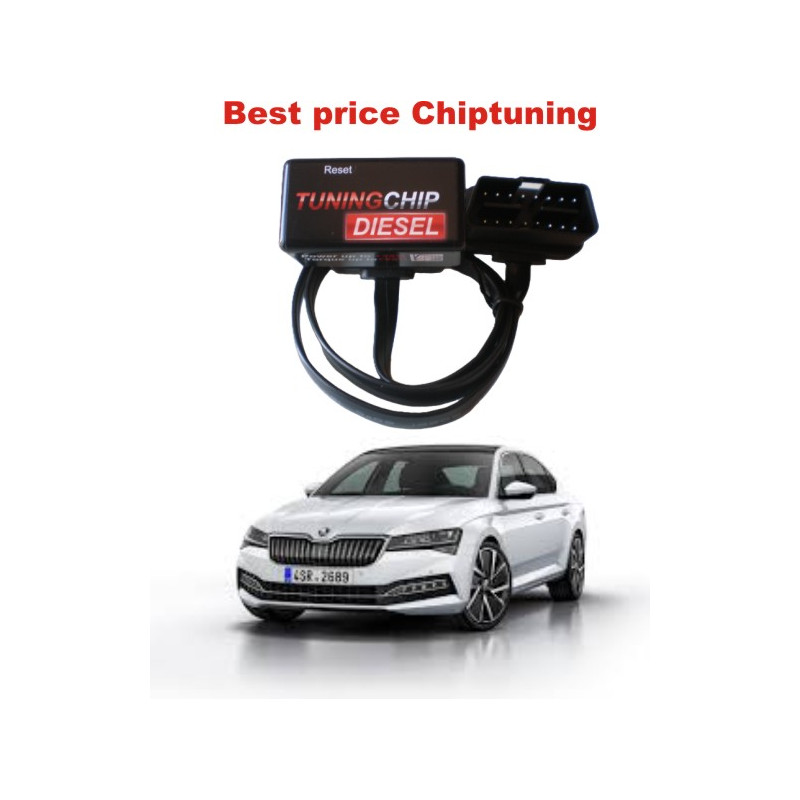 Tuningchip Diesel Škoda 1.6 TDI Fabia, Kamiq, Karoq, Octavia, Rapid, Roomster, Scala, Superb, Yeti